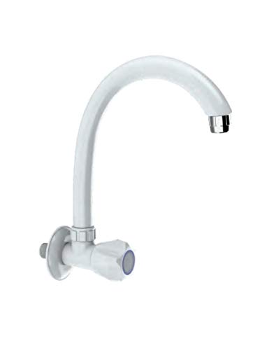 Watertec Sinktap Wallmounted Long Spout 1/2"-WHITE
