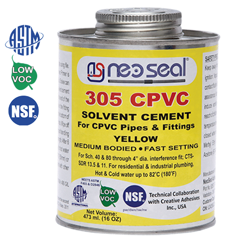 Neo Seal Solvent Cement Cpvc 118ml