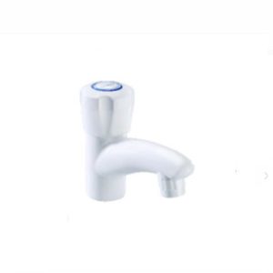 Watertec M Series Pillar Tap 1/2"-White