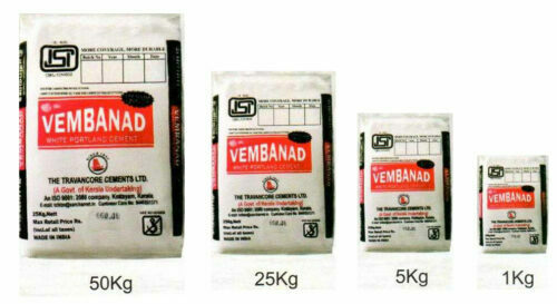Vembanadu White Cement 50 kg
