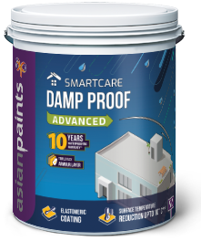 Asianpaints Smart Care Advanced  Damp Proof White 20ltrs