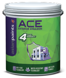 Asian Paints ACE Exterior Emulsion White 4L